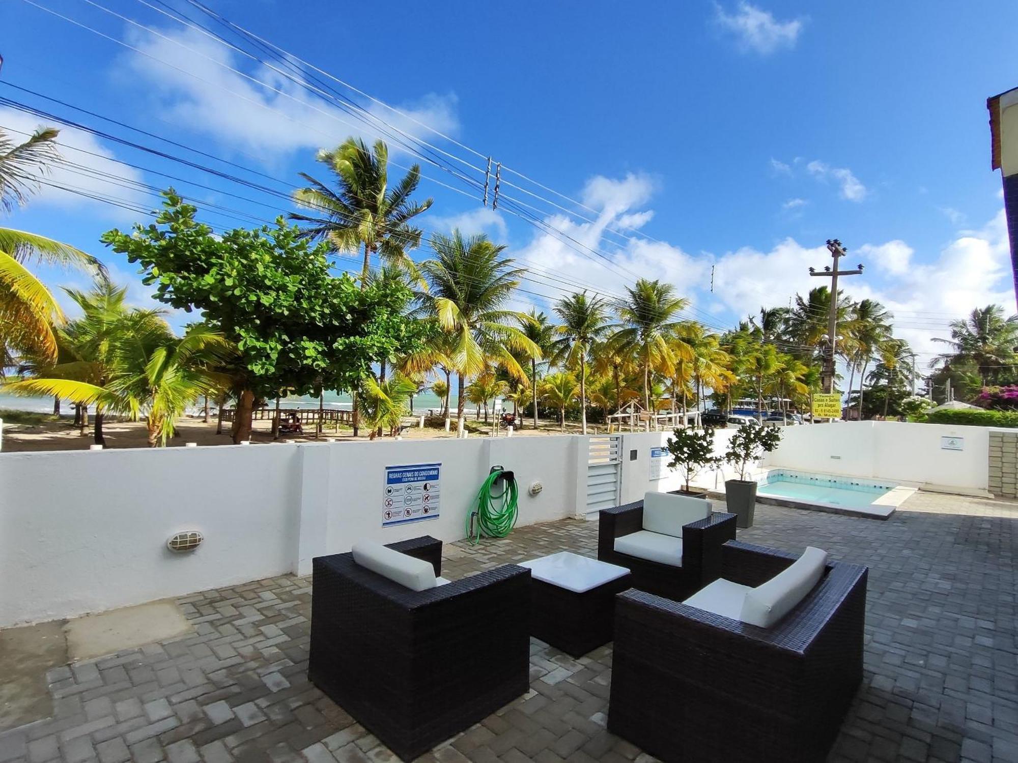 Flat Beira-Mar Maragogi Apartment Bagian luar foto