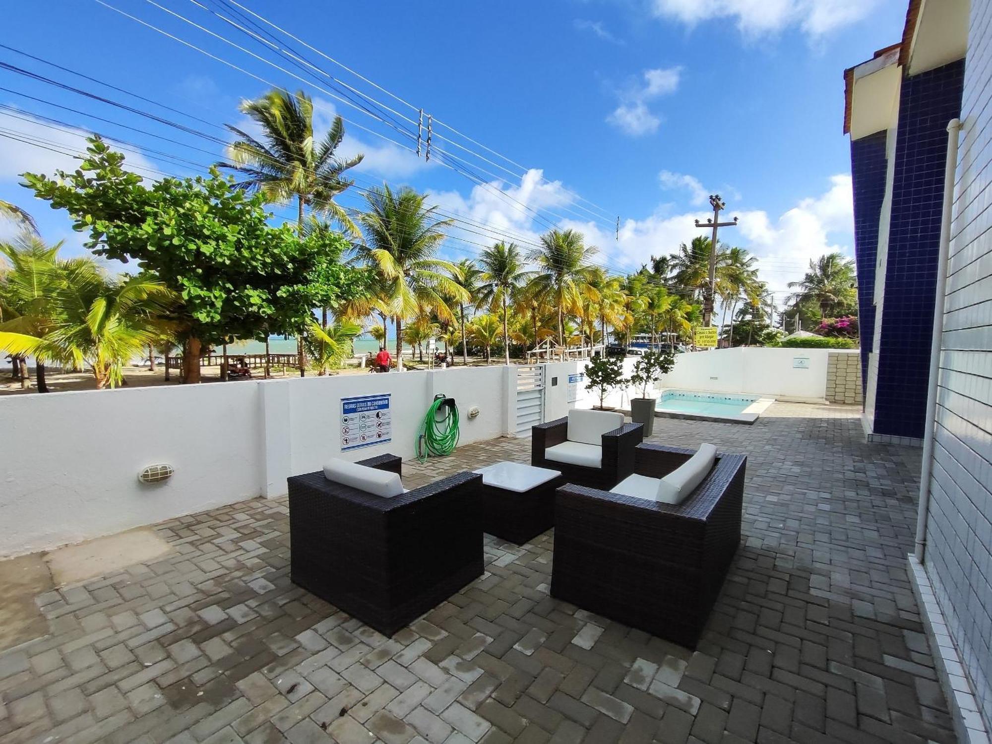 Flat Beira-Mar Maragogi Apartment Bagian luar foto