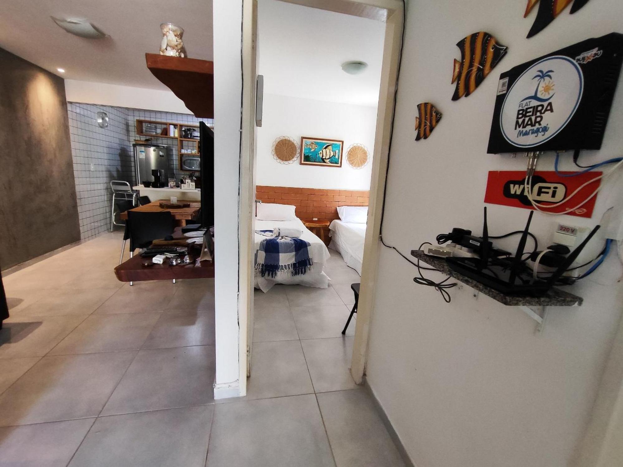Flat Beira-Mar Maragogi Apartment Bagian luar foto
