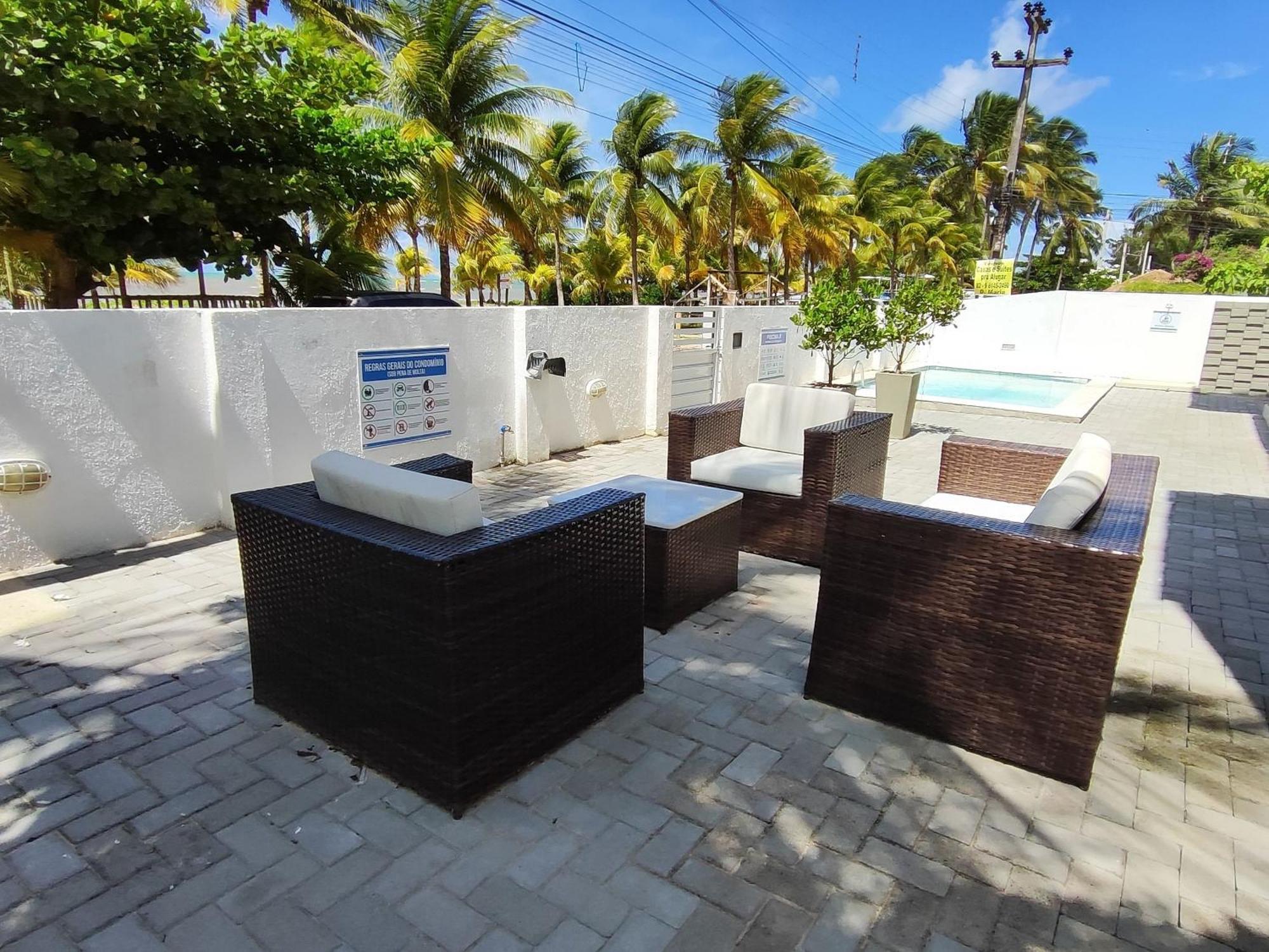 Flat Beira-Mar Maragogi Apartment Bagian luar foto