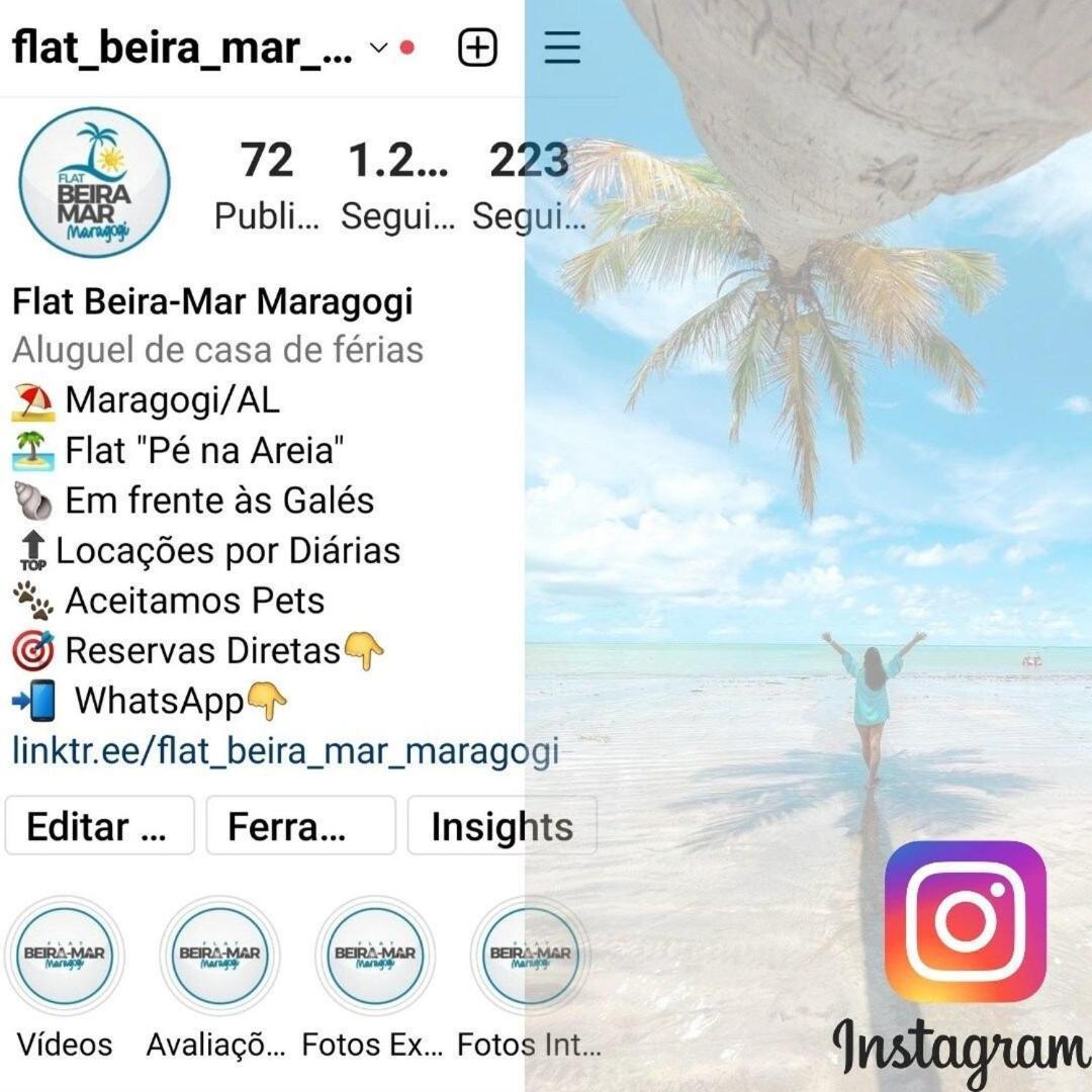 Flat Beira-Mar Maragogi Apartment Bagian luar foto