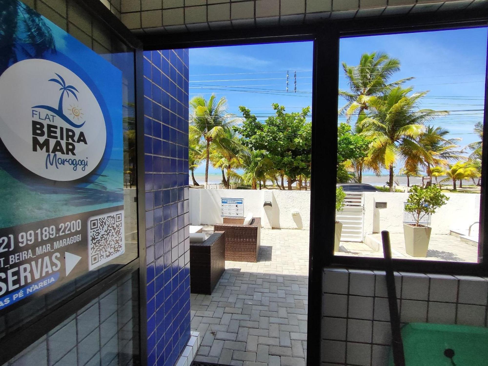 Flat Beira-Mar Maragogi Apartment Bagian luar foto