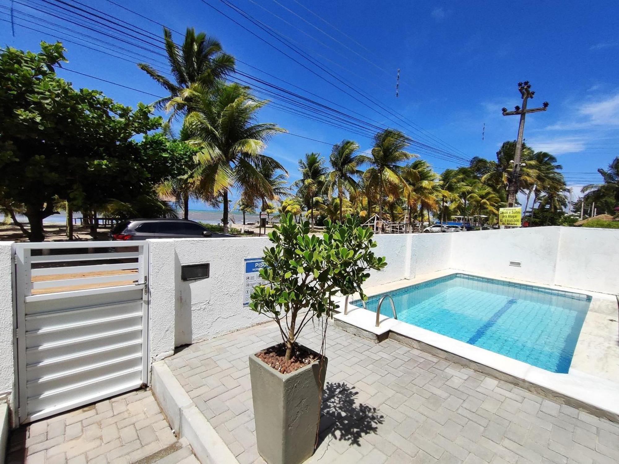 Flat Beira-Mar Maragogi Apartment Bagian luar foto